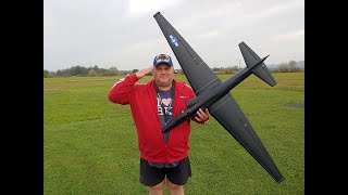 PHASE 3 U-2 64mm EDF SPY PLANE 1.7m Maiden flight