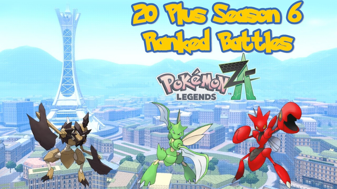 Scyther Family In Season 6 - 20 Plus Pokemon Legends Z-A Ranked Battles No Commentary