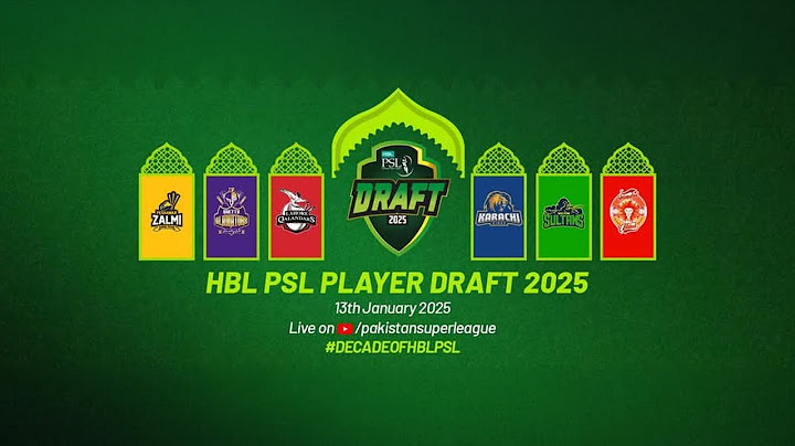 🔴 Live | HBL PSL Player Draft 2025 | #HBLPSLDRAFT | #HBLPSL10 | #DECADEOFHBLPSL