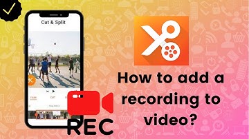 How to add a recording to video on YouCut?