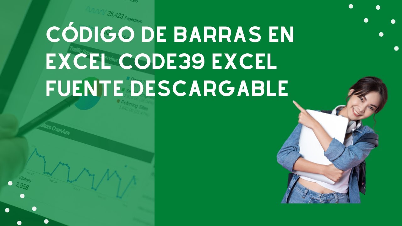 Código de barras en Excel   Code39 Excel   Fuente descargable