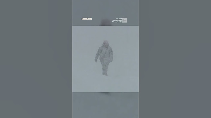 Over 4 Feet Of Snow In 24 Hours Buries Hokkaido, Japan