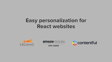 Easy personalization for React websites