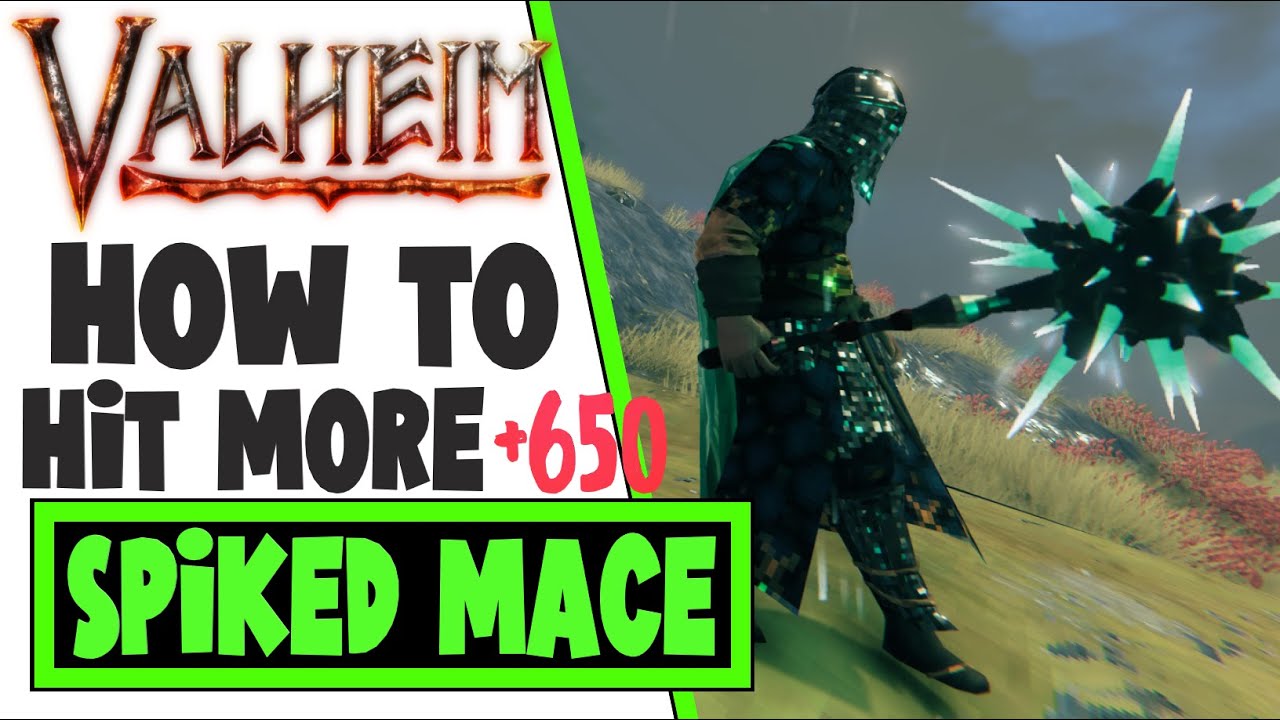 Valheim Tips & Tricks The Best Weapon Guide Mace How to Hit More +650