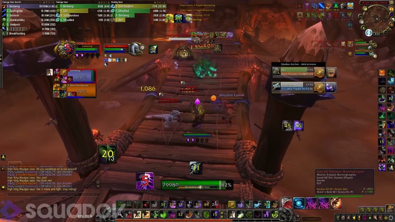 Affliction warlock 2v2, 2.5k exp - WoW: Shadowlands 9.2.5