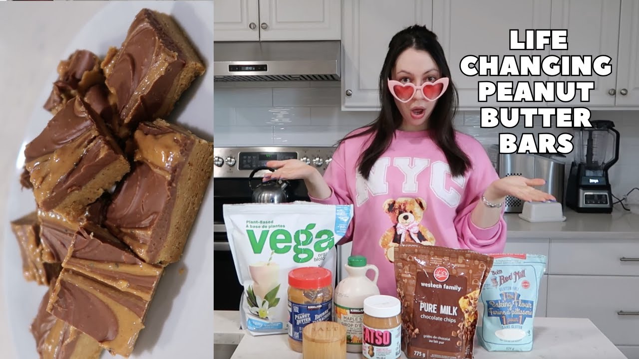 LIFE CHANGING PEANUT BUTTER BARS (gluten, dairy and refined sugar free)