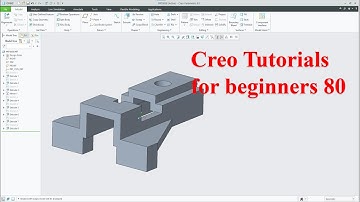 Creo parametric tutorials for beginners|creo|proE|tutorial-80