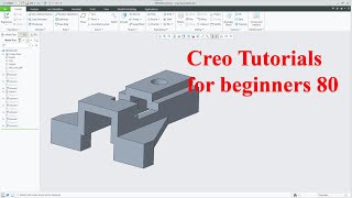Creo parametric tutorials for beginners|creo|proE|tutorial-80