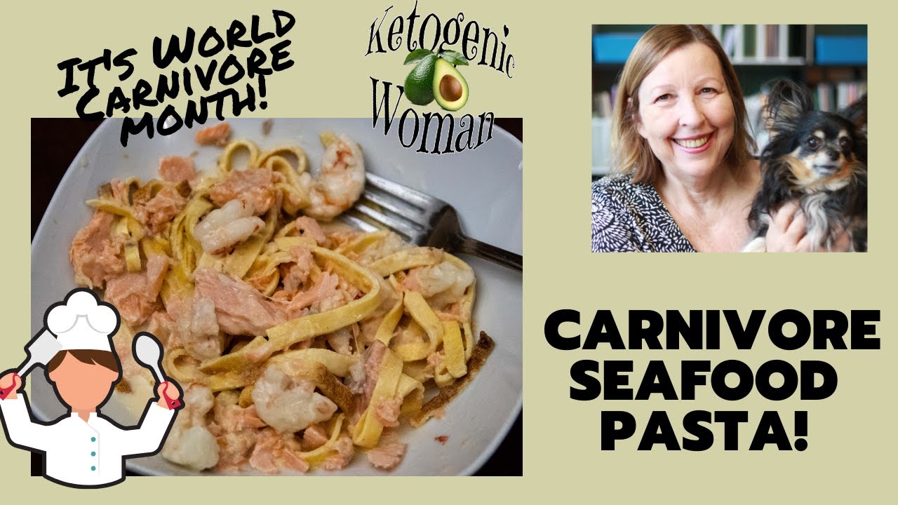 Creamy Shrimp and Salmon Keto Noodles Recipe: Perfect for Carnivore Diet!