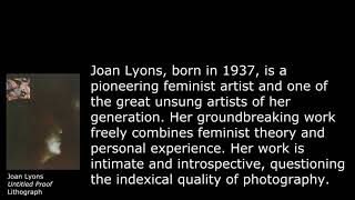 Joan Lyons - APSU Art Collection Guided Audio Tour