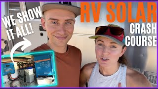🌞 RV Solar System Explained 🤔 PARTS + CONCEPTS for DIY Van or Camper Install