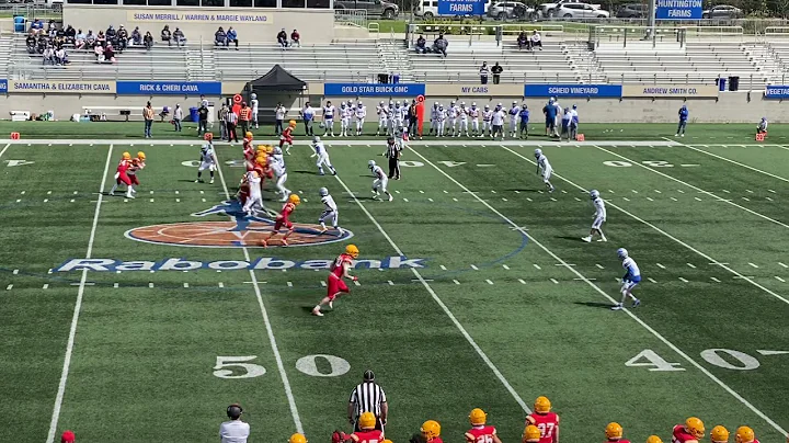 Joe Cardinale rushing touchdown vs Kong City 4/3/21