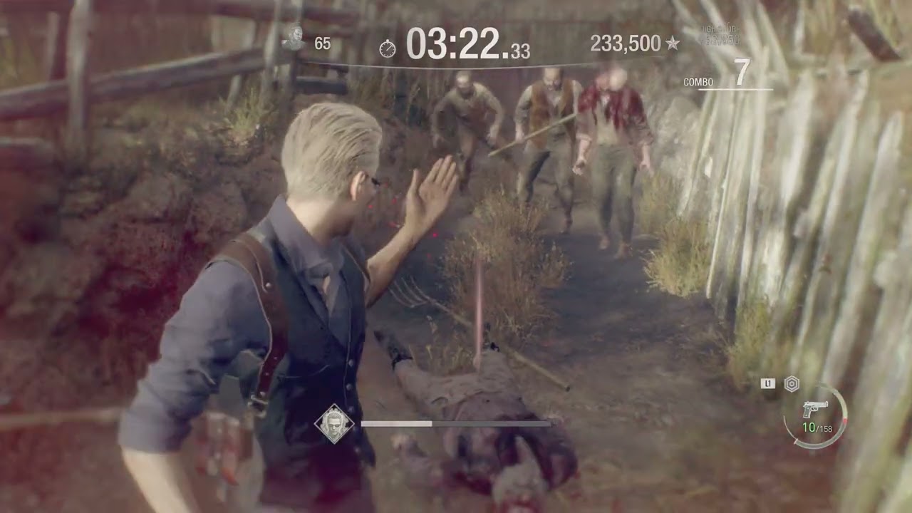 Resident Evil 4 Mercenaries Wessker Village S++!