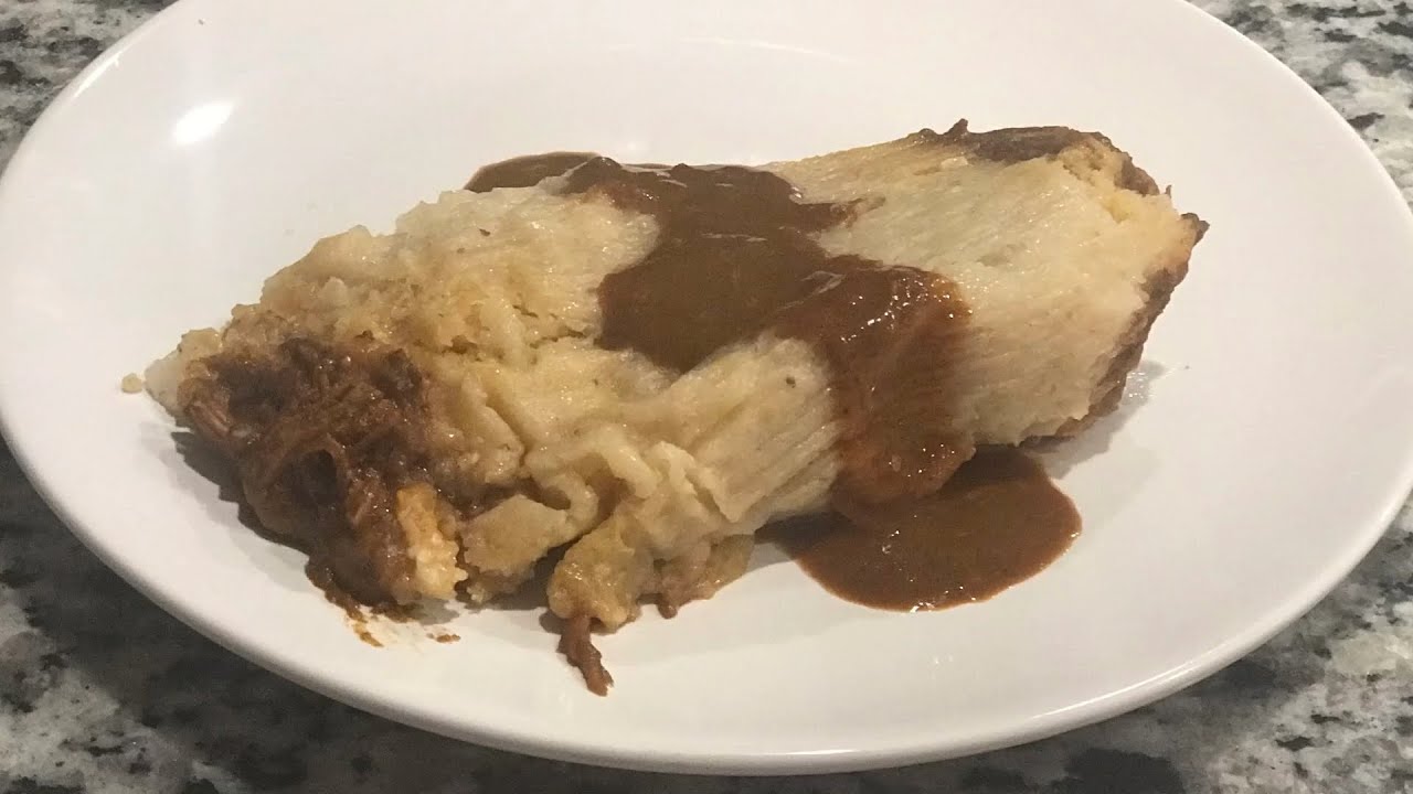 How to make Chicken tamales with mole sauce - YouTube