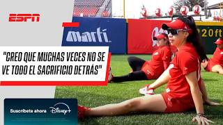 DIABLOS ROJOS SOFTBOL Como es ser una jugadora profesional Un dia con Steffy Ara