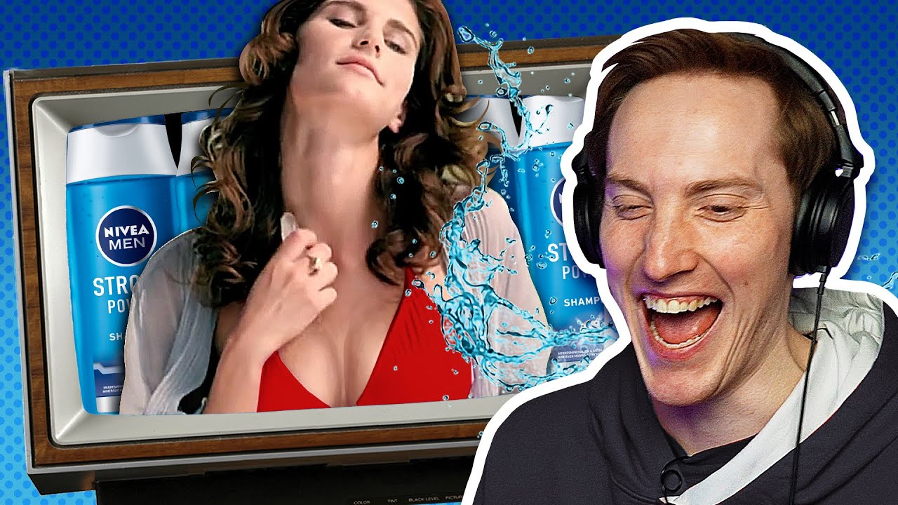 Alte Shampoo Werbung, die gut feucht macht