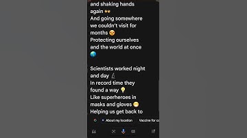 Google sings the vaccine song