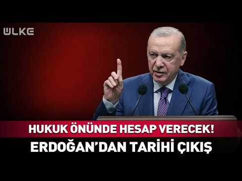 "They will be held accountable before the law!" A historic statement from Erdoğan #breakingnews