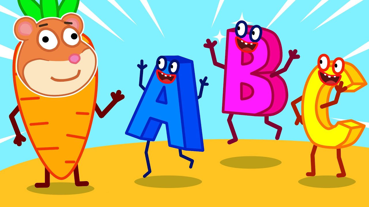 Learn Your ABC's with Hamster - Puggy Makes DIY Alphabet Flashcard | Pug Family Kids Cartoon