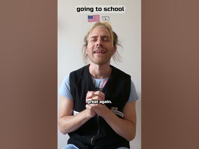 Going to School USA vs Germany 🏫🎒🚸