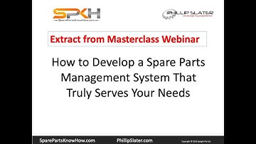 Strategies to Achieve Your Spare Parts Management Goals – #3 True Optimization