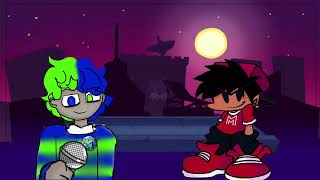 Crazy Ghost Neon Vs Erny Rap Battle Fnf Cover