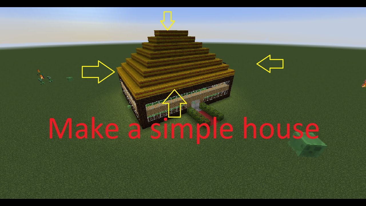 Minecraft Tutorial #7 Een huis maken - YouTube