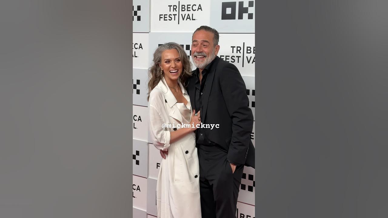 Jeffrey Dean Morgan and wife Hilarie Burton at the Walking Dead