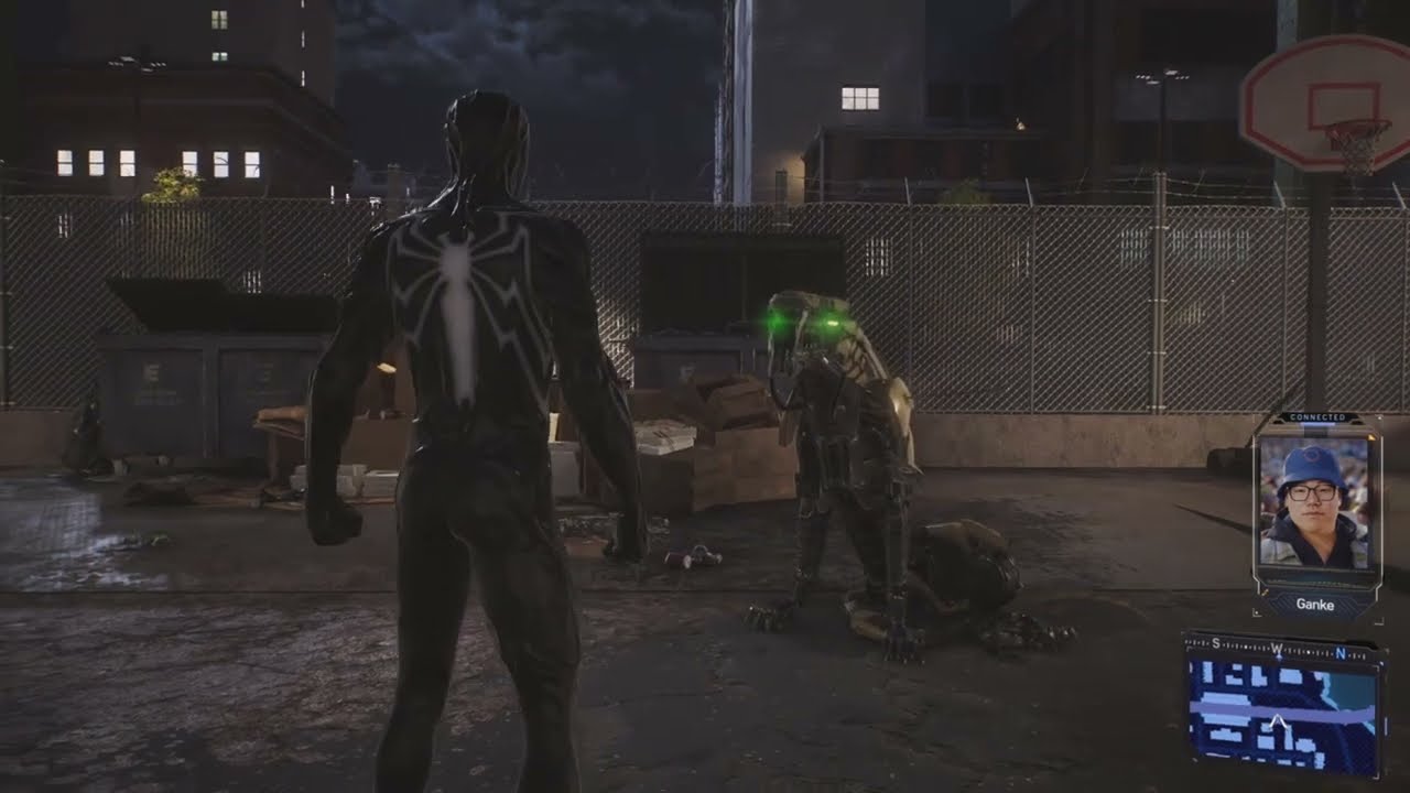 End cinematic for a monster in queens mission. Spider-Man 2