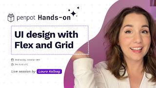 Information UI design with Flex and Grid | Penpot Hands-On Demo Guide