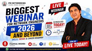 Biggest Webinar For Network Engineers 2026 & Beyond | Complete Roadmap For Next-Gen Engineer screenshot 4