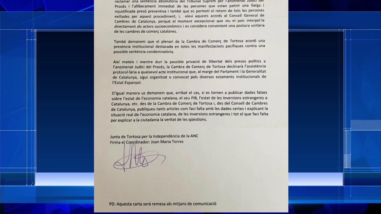 L’ANC reclama la implicació de la Cambra de Comerç en les protestes contra la sentència del procés amposta weather