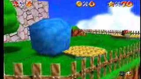 Gameshark code: Playing as a Thwomp in Super Mario 64