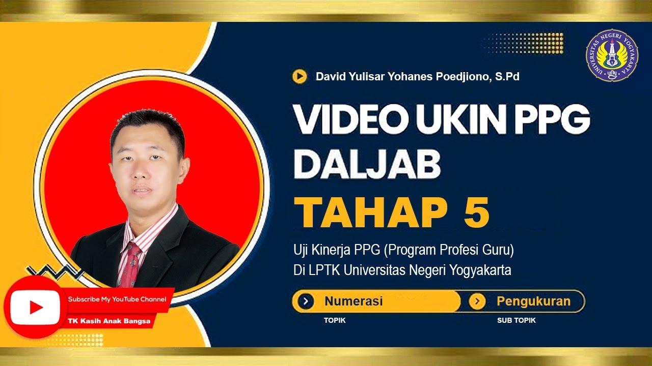 VIDEO UKIN PPG DALAM JABATAN TAHAP 5 DI TK KASIH ANAK BANGSA