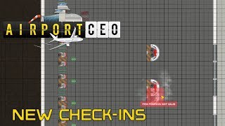 Airport CEO S5 E4 Let's Play - New Check-Ins - Start Of Baggage System