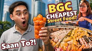 BGC Cheapest Filipino Street Food Market! No One Knows This! (Top Secret)