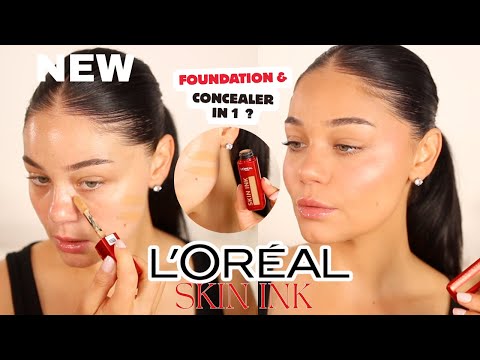 NEW L'Oreal SKIN INK Foundation + Concealer In ONE? Lasts 48 hours?