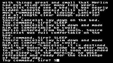 Lancelot for the Atari 8-bit family