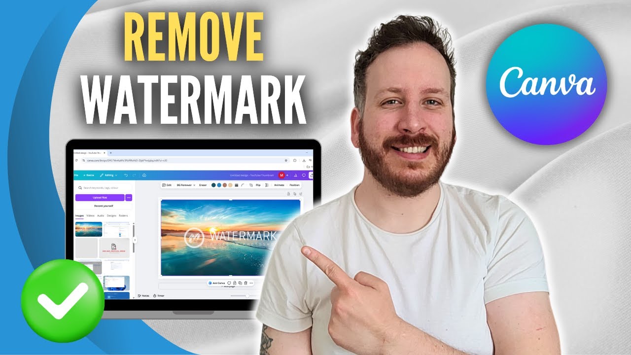 How To Remove Watermark From Photo In Canva YouTube