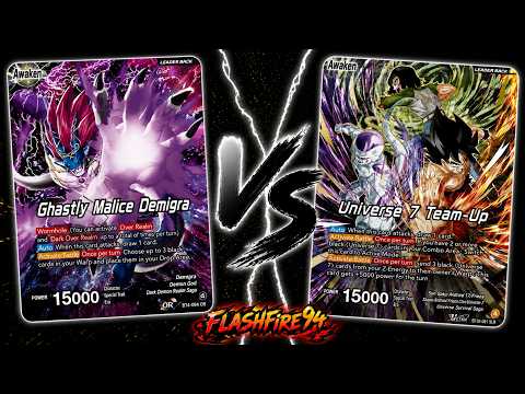 Demigra vs Universe 7 :Dragon Ball Super Masters Set 30 Locals