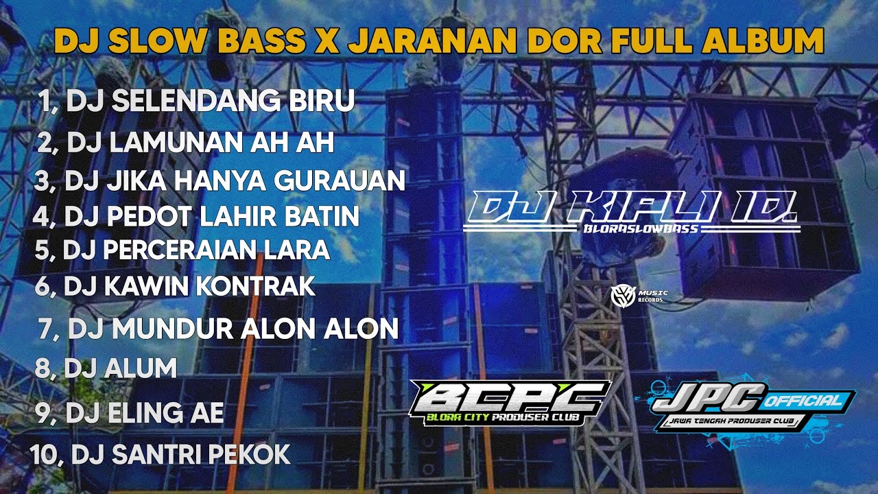 DJ SELENDANG BIRU X LAMUNAN AH AH | SLOW BASS X JARANAN DOR FULL ALBUM •KIPLI ID RMX