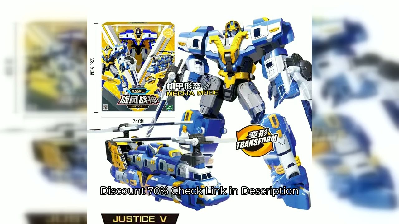 Tobot Galaxy Detectives Master Giant Justice V Combiner Robot Toy Car Transformation ABS Model Actio