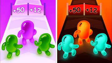 Join Blob Clash 3d vs Reverse Speed Run Walkthrough , iOS Android Colour Run New Update(part : 619 )