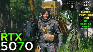 RTX 5070 - Death Stranding 2: On The Beach (1080p/1440p/4K)