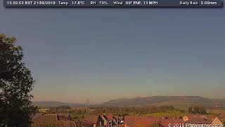 21 September 2019 - Lochgelly WeatherCam Timelapse