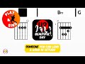 U2 - Beautiful Day | Scrolling Guitar Chords &amp; Lyrics