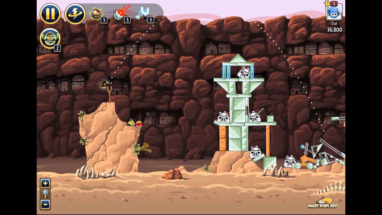 Angry Birds Star Wars Facebook Tournament Level 2 Week 1 - December 17th 2012