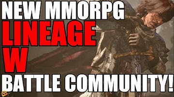 NCSoft Reveals New MMORPG Lineage W! Coming In 2021 To ALL Platforms! What!? Game Breakdown! PART 1!