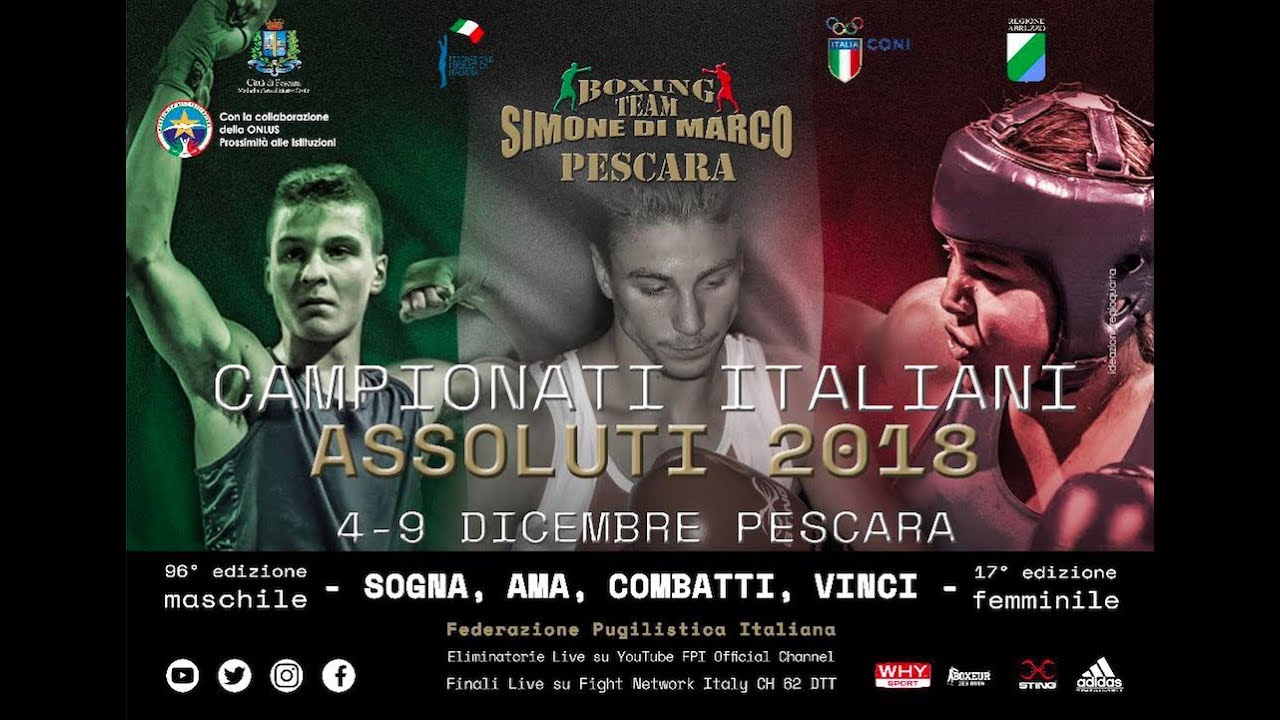 Campionati Italiani Assoluti 2018 - SEMIFINALI UOMINI