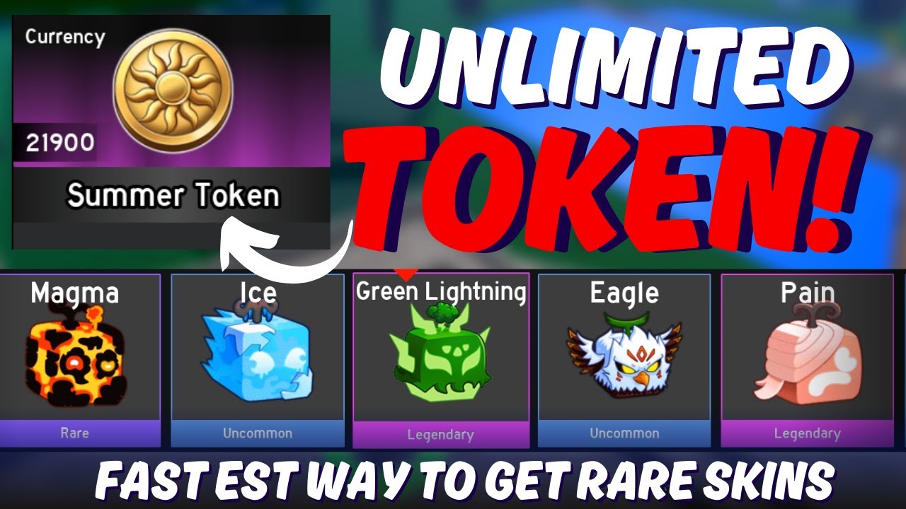 Sumer Token How to farm UNLIMITED SUMMER TOKEN in blox fruits lightning update ...